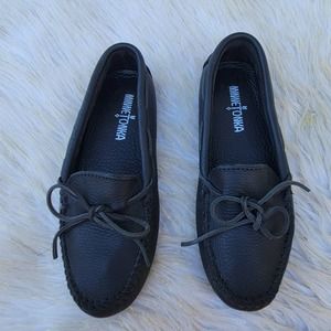 Minnetonka Classic Black Driving Moccasin 7